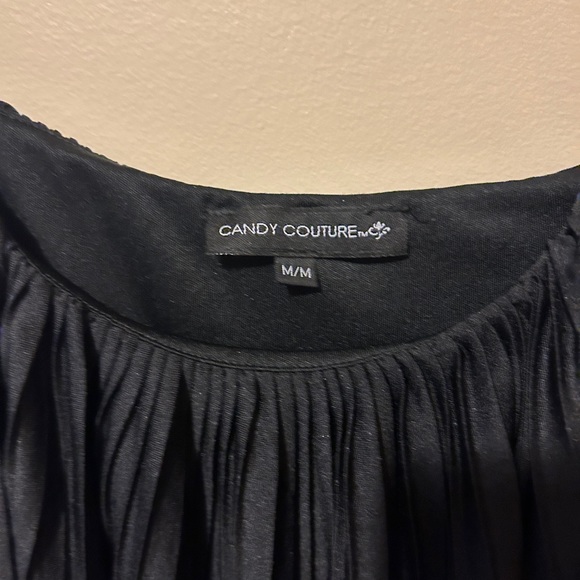 Candy Couture layered pleated dressy tank - Picture 4 of 4